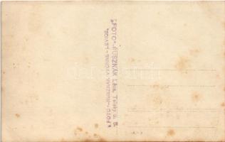 Léva, Levice; hölgy Ariel motorkerékpáron / lady on Ariel motorcycle, motorbike. Foto Rusznák photo ...