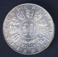 Ausztria 1963. 50Sch Ag "Tirol 600 éve Ausztriáé" T:2