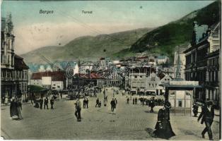 1908 Bergen, Torvet / market square (EK)