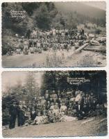 Brusturoasa, Bruszturósza (Bacau); Colonie de ucenici, baia si plaja, ansamblu de gimnastica / Colon...