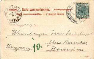 1906 Kraków, Krakkó, Krakau; K.u.K. Kronprinz Rudolf-Kaserne / C.i.K. Koszary Arcyksiecia Rudolfa / ...