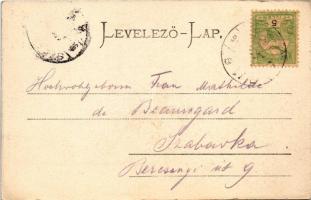 Újvidék, Novi Sad; Ferenc József tér, Szentháromság szobor, Hazai Biztosító, Mayer Imre üzlete. Herg...