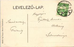 1909 Szabadka, Subotica; Piac részlet, Szabadkai Gazdák és Iparosok Hitelintézet részvénytársaság. V...