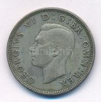 Nagy-Britannia 1939. 2Sh Ag VI. György T:XF,VF patina Great Britain 1939. 2 Shillings Ag George VI C:XF,VF patina