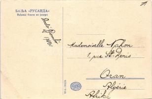 Ruszanda-fürdő, Banja Rusanda (Melence, Melenci); iszap kinyerése a tóból / mud is taken out of the ...