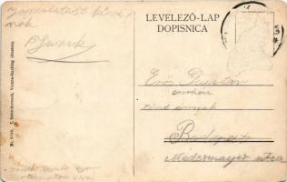 Cserög, Cserevics, Cerevic; Weiland Kronprinz Rudolf Jagdschloss, Gemeindehaus / Rudolf főherceg vad...