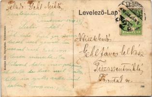 1916 Tiszaszentmiklós, Tisza-Szent-Miklós, Ostojicevo; Római katolikus népiskola. Krischer Ede fényk...