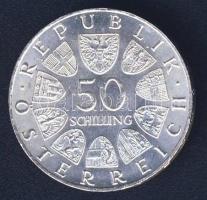 Ausztria 1965. 50Sch Ag "Bécsi Egyetem" T:1-/2 apró ph