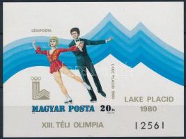 1979 Téli olimpia (VI.) - Lake Placid vágott blokk (5.000)