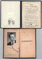 1959 Kohómérnöki leckekönyv és oklvél