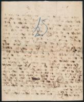 1854 Jiddis nyelvű levél