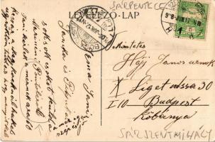 1908 Sárszentmihály, Sárpentele (?); kúria, kastély, templom (EK)