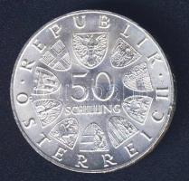 Ausztria 1967. 50Sch Ag "100 éves a Kék Duna keringő" T:2+ ph