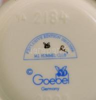 Hummel / Goebel Kislány hegedűvel. Jelzett, kézzel festett, hibátlan, leírással m: 10 cm