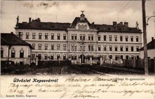 1903 Kaposvár, Állami főgimnázium. Armuth Sándor kiadása (EK)