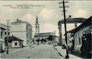 Aleksinac, church, county hall and court