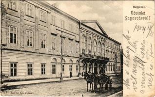 1904 Kaposvár, Megyeháza. Fenyvesi Béla kiadása (EB)