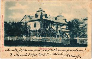 1900 Karapáncsa, Főhercegi vadászkastély. Rechnitzer Ottokár kiadása (kis szakadás / small tear)