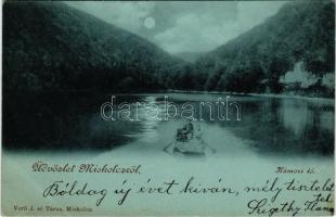 1898 (Vorläufer) Miskolc, Hámori tó. Verő J. és Társa kiadása