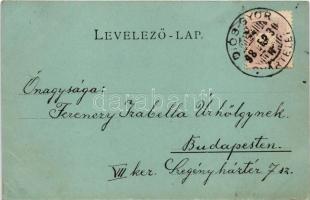 1898 (Vorläufer) Miskolc, Hámori tó. Verő J. és Társa kiadása