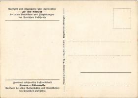 Deutsche Lufthansa / German Nazi airline advertisement s: Ullmann