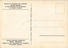 Deutsche Lufthansa - Schnell zum Ziel / German Nazi airline advertisement