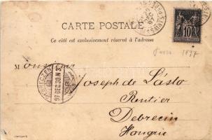 1897 (Vorläufer!) Souvenir de la visite du Président de la République en Russie, Aout 1897. / Visit ...