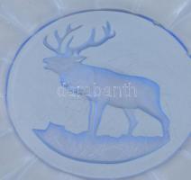 Békés, Doboz vadászházból származó Kádár János által is használt szarvasmotívumos tálaló készlet. 7+...