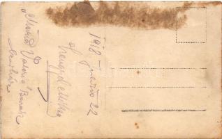 1918 Budapest IX. Mária Valéria barakk kórház, katonák és nővérek / WWI K.u.K. military field hospit...