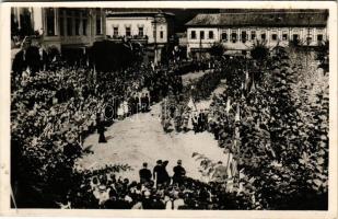 1940 Nagybánya, Baia Mare; bevonulás / entry of the Hungarian troops