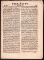 1845 Társalkodó. 1845. júl. 6. és 10. száma. Szerk.: Helmeczy M[ihály]. Pest, Trattner-Károlyi, 213-...
