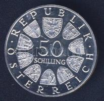 Ausztria 1967. 50Sch Ag "100 éves a Kék Duna keringő" T:PP