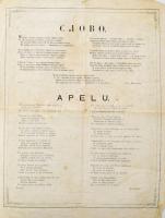 1861 Emléklap az 1860 évből. Magyarország nem volt, hanem lesz! Széchenyi István szállóigéje alatt a...