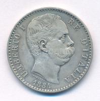 Olaszország 1884R 2L Ag "I Umberto" T:VF Italy 1884R 2 Lire Ag "Umberto I" C:VF Krause KM# 23