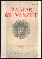 1930 Magyar Művészet VI. évf. 7. sz. (,,Székesfehérvári szám"). A Szinyei Merse Pál-Társaság megbízásából kiadja az Athenaeum R.T. Bp., 1930, Athenaeum-ny., 1 sztl. lev.+ 1 (színes) t.+ 361-504 p. Gazdag fekete-fehér képanyaggal illusztrálva. Kiadói papírkötés, sérült, javított borítóval és gerinccel, a könyvtesttől különvált borítóval, belül a lapok jó állapotban.