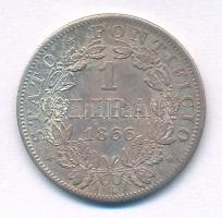 Olasz Államok / Pápai Államok 1866R 1L Ag "IX. Pius" T:XF Italian States / Papal States 18...