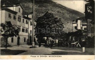 Moscenicka Draga, Valsantamarina, Draga di Moschiena; Piazza / square, restaurant (EK)