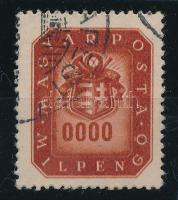 1946 Milpengős 10.000 MP elcsúszott értékszámmal / shifted number