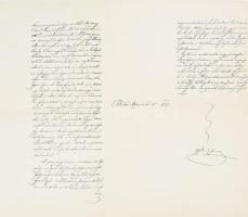 1848 irat reprintje, kissé foltos, hajtásnyomokkal