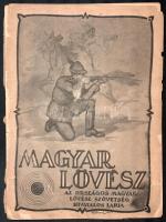 1936 Magyar Lövész VIII. évfolyam 1. szám, borító sérült, leszakadt