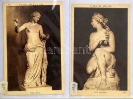 Kb. 144 db régi művészeti képeslap 2 berakóban (64 + 80 férőhelyes) / Cca. 144 pre-1945 art postcard...