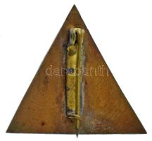 ~1930-1940. "Új Diósgyőri Asztaltársaság - 2 filléres" zománcozott bronz jelvény (31x28mm)...