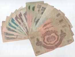 1944. 1P (3x) + 2P (2x) + 5P (3x) + 10P (2x) + 20P (2x) + 50P (2x) + 100P (3x) T:F-G