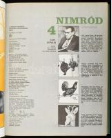 1977 Nimród. A Magyar Vadászok Országos Szövetségének a lapja, 1977-es, 1-12. számai, teljes évfolya...