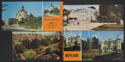 61 db modern nagyalakú város képeslap / 61 modern big size town-view postcards