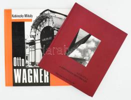 2 db Bécs építészetével kapcsolatos kötet: Kubinszky Mihály: Otto Wagner. Bp., 1988, Akadémiai Kiadó. Fotókkal illusztrálva. Kiadói kartonált papírkötés. + Batár Attila: A történelem mint tervező. Egy Bécsi utca - a Mölkersteig. Lucien Hervé fényképeivel. Wien-Budapest, 2001, Mölker Verlag - N&n. Kiadói kartonált papírkötés