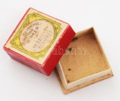 ,,Jó Pásztor" Gyógyszertár Bp. (IX., Ráday u. 18.) tablettás papírdoboz, 35x35 mm