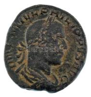 Római Birodalom / Róma / I. Philippus Arabs 248 Sestertius (15,23g) T:XF,VF Roman Empire / Rome / Philip I Arabs 248. Sestertius IMP M IVL PHILIPPVS AVG / SAECVLARES AVGG - S-C Cippus inscribed COS III in two lines (15,23g) C:XF,VF RIC IV 162a