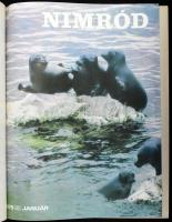1979 Nimród. A Magyar Vadászok Országos Szövetségének a lapja, 1979-es, 1-10,12. számai, nem teljes ...