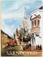 Pereházy Károly: A várnegyed. Élesdy István akvarelljeivel. Bp., 1979, Képzőművészeti Alap. Kiadói egészvászon kötésben, kiadói papír védőborítóval.